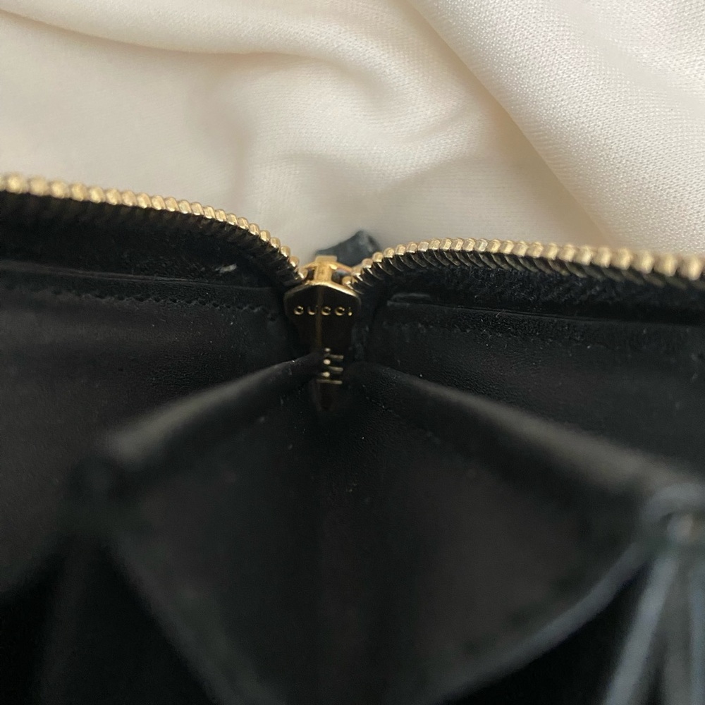 Gucci Beige/Brown GG Zip-Around Wallet - Picture 7 of 8